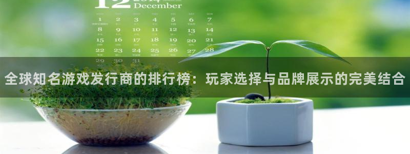 bbin视讯官网代理注册不了：全球知名游戏发行商的排行榜：玩家选择与品牌展示的完美结合